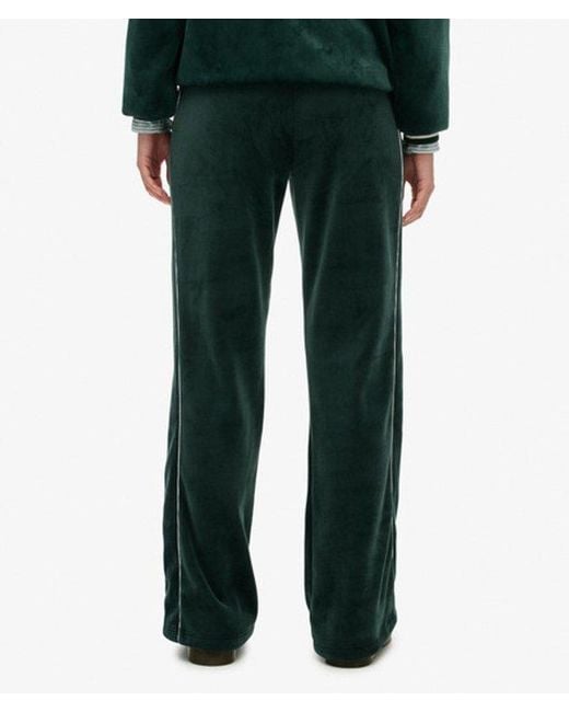 Superdry Green & Co Country Club Velour Straight joggers