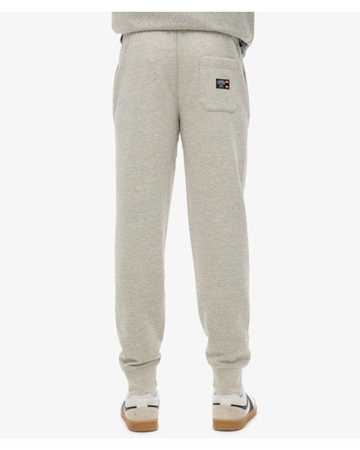 Superdry Gray & Co Essential Logo Half Brushed joggers for men