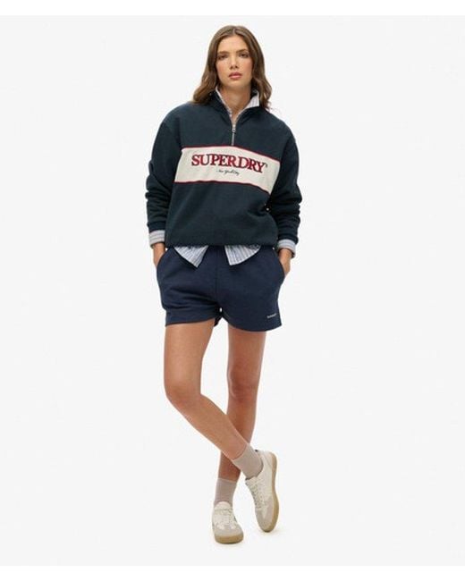 Superdry Blue Plain Shorts