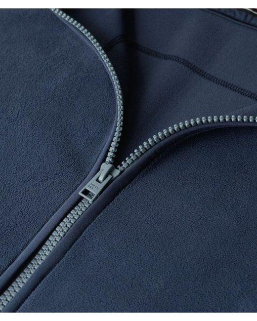 Superdry Blue Active Fleece Gilet for men