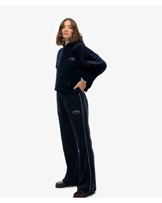 Superdry Blue & Co Country Club Velour Straight joggers