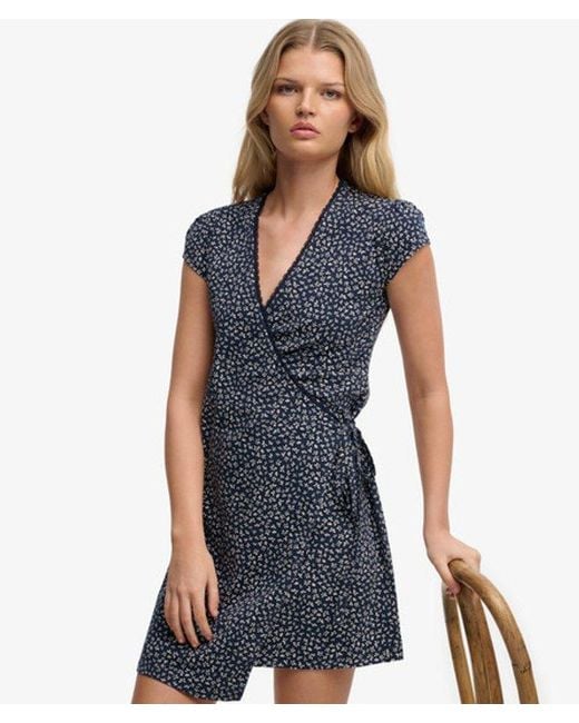 Superdry Blue & Co Athletic Essential Wrap Dress