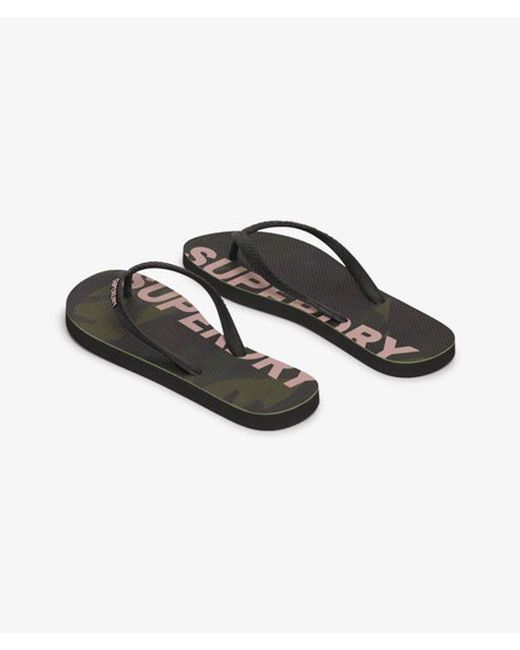 Superdry White & Co Logo Flip Flops