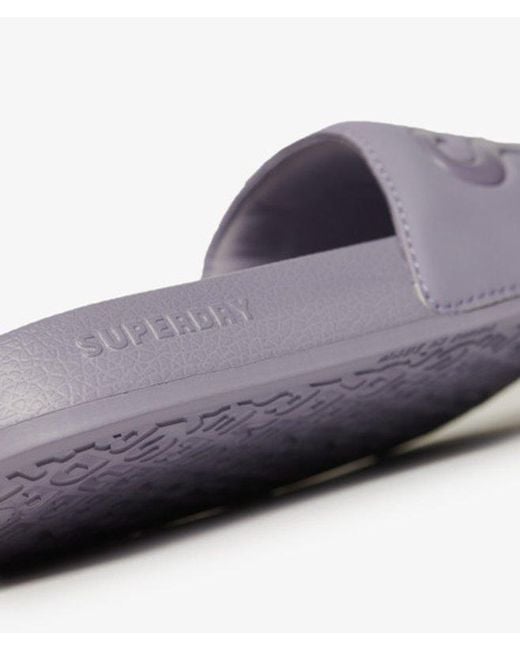 Superdry Gray & Co Core Pool Sliders
