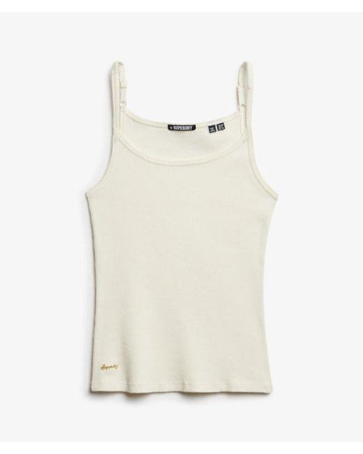 Superdry White & Co Athletic Essentials Scoop Neck Vest