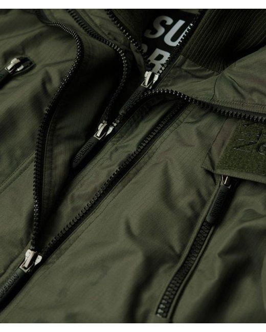 Superdry Green & Co Classic Logo Embroidered Mountain Sd Windcheater Jacket for men