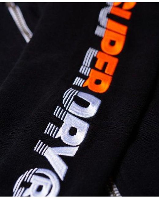 Superdry Gray Applique Oversized Nu Lad Lite Hoodie for men
