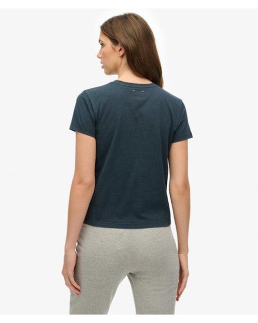 Superdry Blue & Co Athletic Graphic Fitted T-shirt