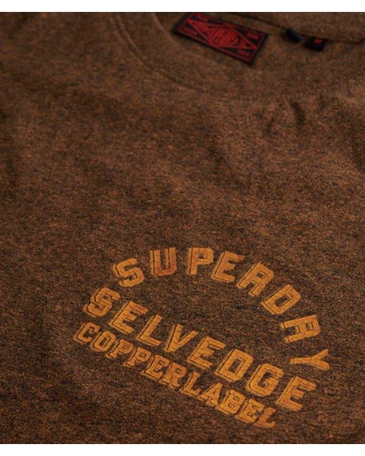 Superdry Brown & Co Copper Label Relaxed T-shirt for men