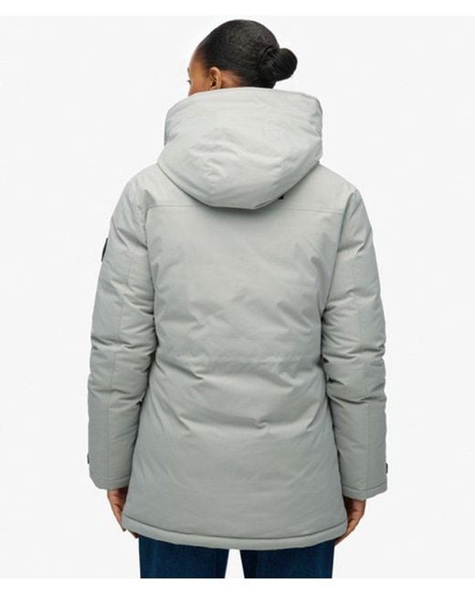 Superdry Gray City Padded Parka Jacket
