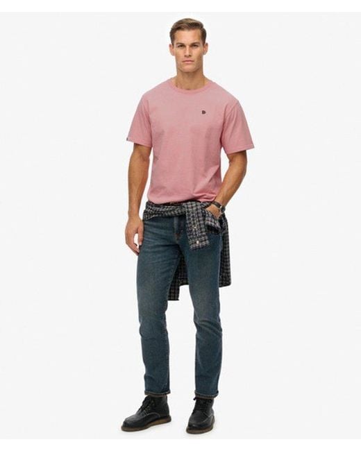 Superdry Red Essentials Relaxed T-shirt for men