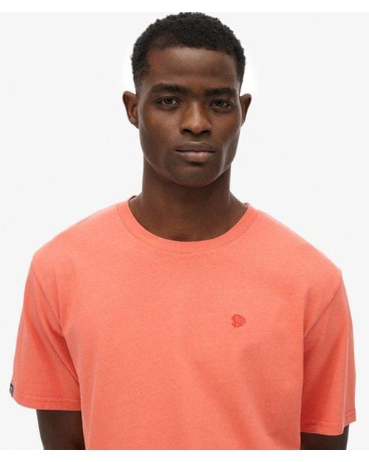 Superdry Orange Essentials Relaxed T-shirt for men