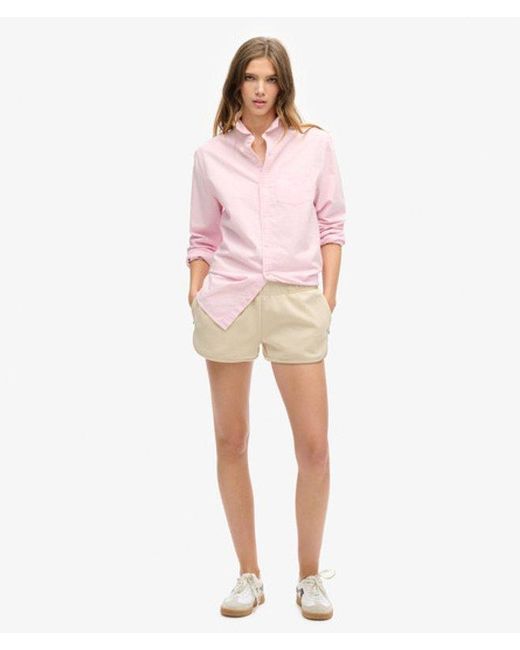 Superdry Pink & Co Sports Tech Racer Shorts