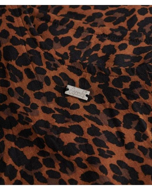 Superdry Black & Co Bias Cut Mini Slip Dress