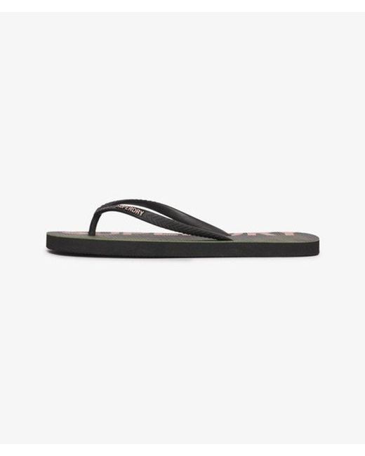 Superdry White & Co Logo Flip Flops