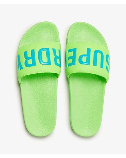 Superdry Green & Co Pool Sliders for men