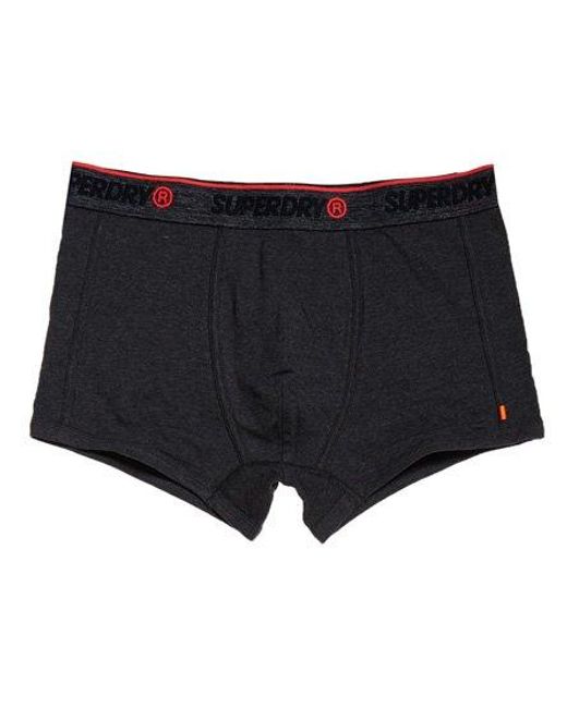 Superdry Black Label Sports Trunks Triple Pack Stealth Camo//Carbon Grit for men