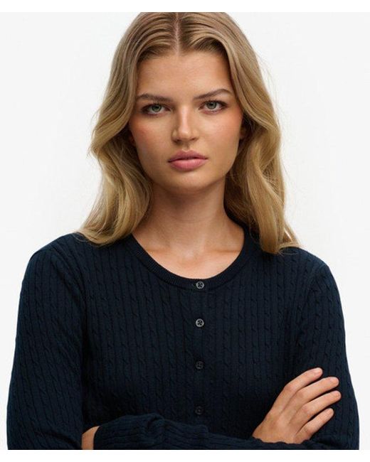 Superdry Blue & Co Lightweight Essential Cardigan
