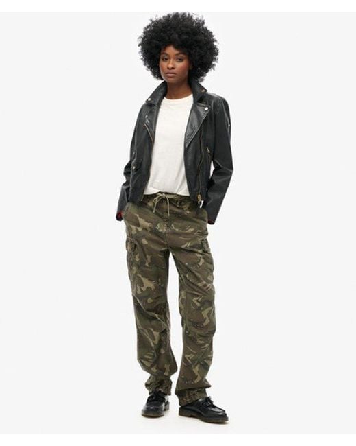 Superdry Green & Co Low Rise Para Cargo Pants