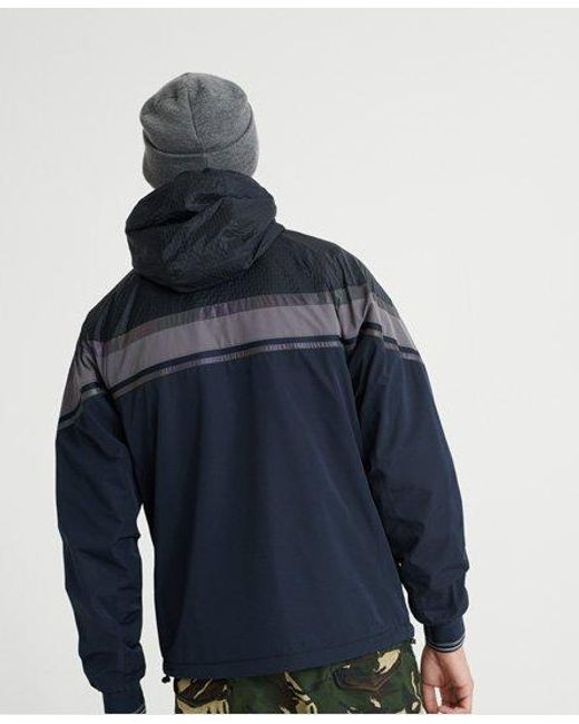 Superdry Blue Eclipse Cagoule Jacket Eclipse for men