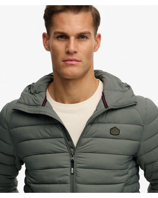 Superdry Green & Co Hooded Fuji Lite Jacket for men