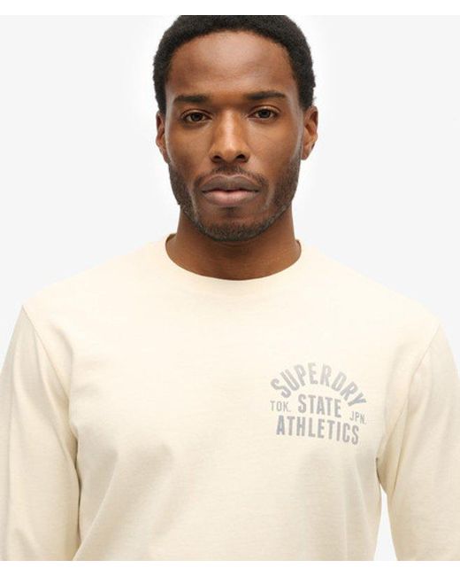 Superdry Natural & Co Athletic Essentials Long Sleeve Top for men