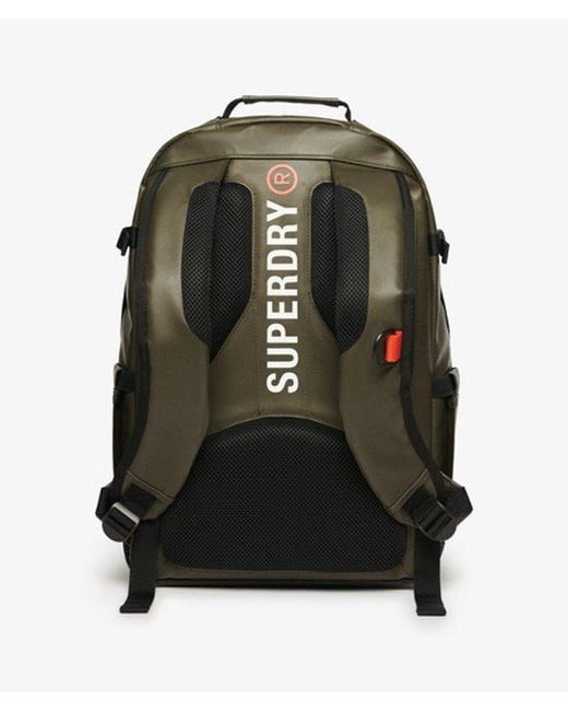 Superdry Green & Co Embroidered Tarp Utility Backpack