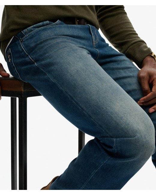 Superdry Green The Merchant Store - Straight Jeans for men