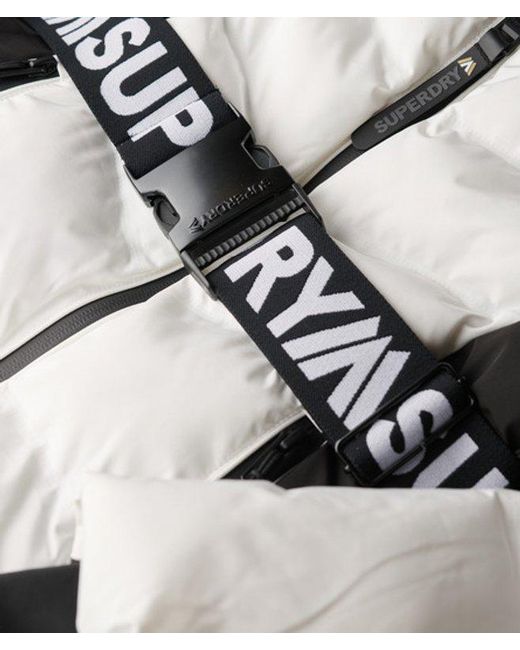 Superdry White & Co Luxe Belted Ski Padded Jacket