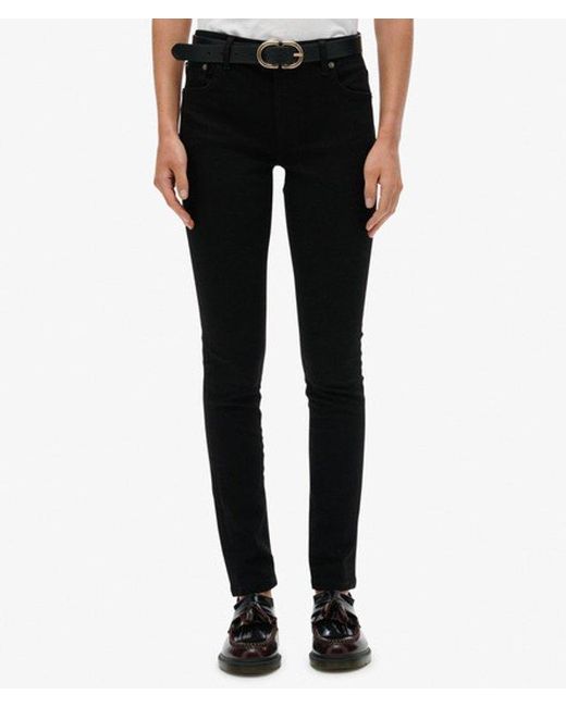 Superdry White & Co Organic Cotton Mid Rise Skinny Jeans