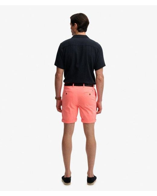 Superdry Red & Co Premium Regular Chino Shorts for men