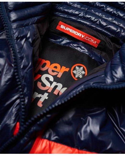 Superdry Red Snow Terrain Down Puffer Jacket /Flame for men