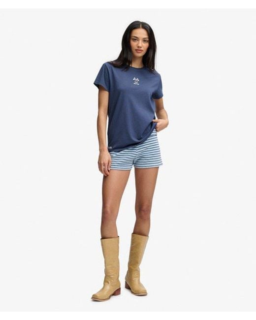 Superdry Blue & Co Heritage Nautical Motif T-shirt