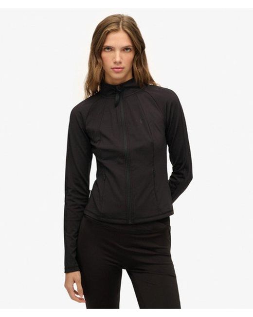 Superdry Black & Co Studios Fitted Track Top