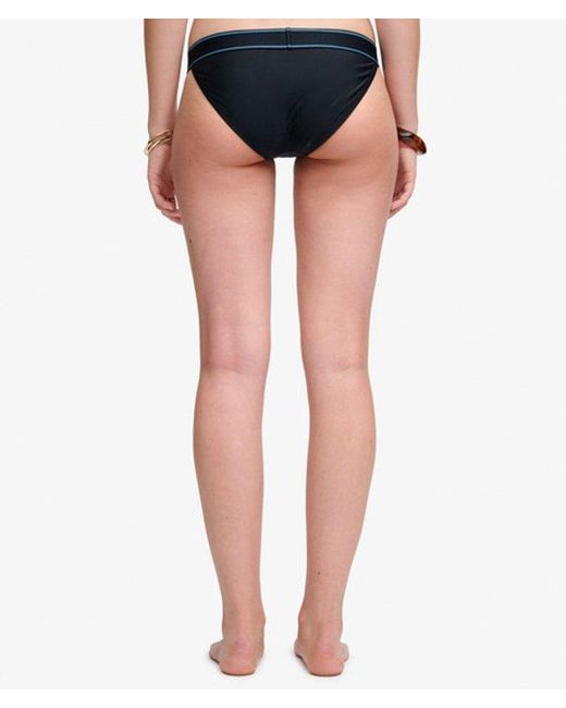 Superdry Black & Co Logo Classic Bikini Bottoms