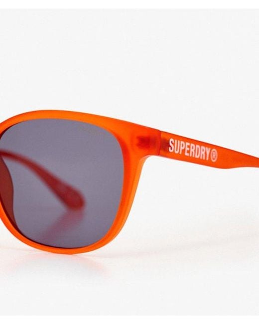 Femme Lunettes De Soleil À Verres Ronds Taille: 1Taille Superdry en coloris Red