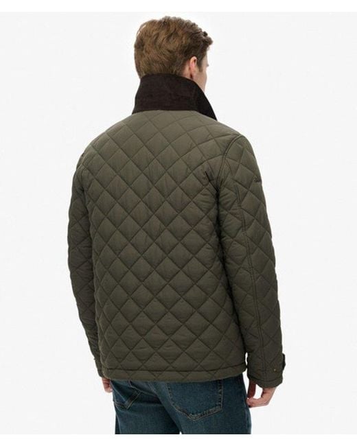 Homme Veste Coach Matelassée Estate Taille Superdry pour homme en coloris Green
