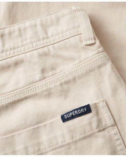 Superdry Natural Five Pocket Work Pants for men