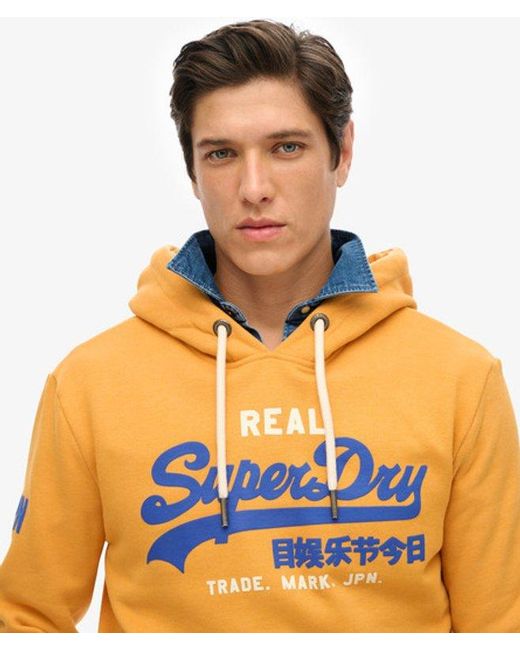 Superdry Orange & Co Vintage Logo Classic Hoodie for men