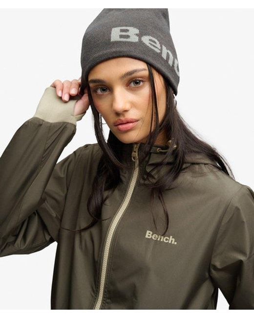 Superdry Brown Bench X & Co Bench Hooded Shell Zip Jacket