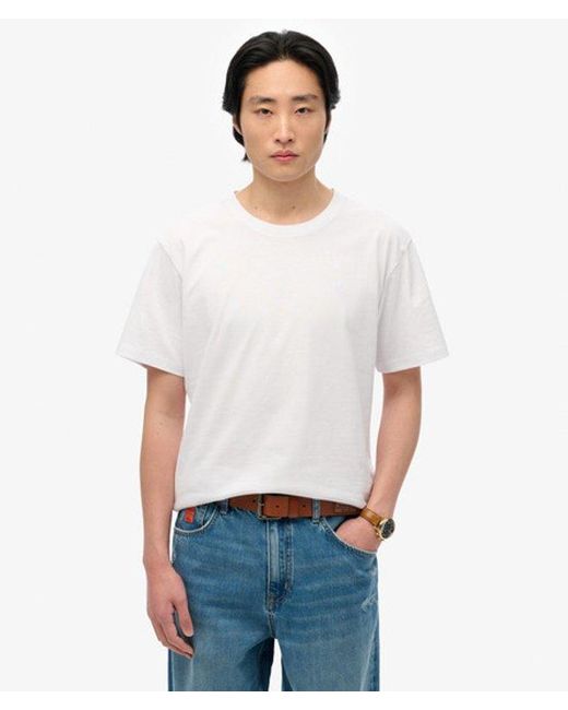 Superdry White & Co Essentials Relaxed T-shirt for men