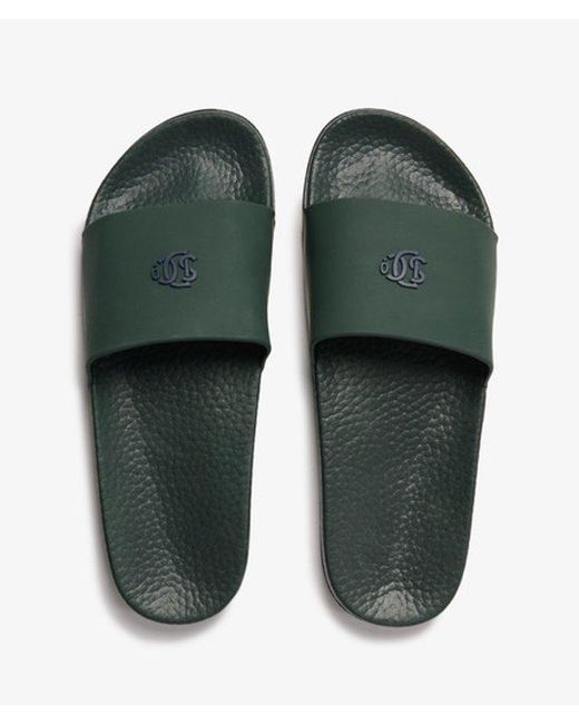 Superdry Green & Co . Pool Sliders for men
