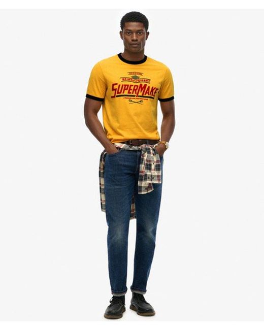 Superdry Yellow & Co Modern Industry Relaxed T-shirt for men
