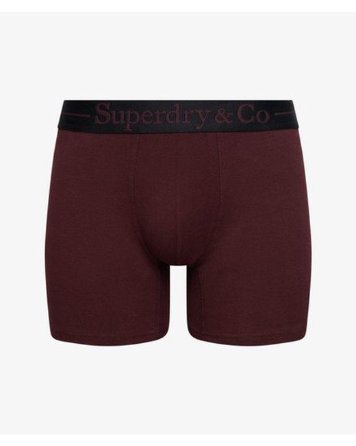 Superdry Blue & Co Boxer Triple Pack for men