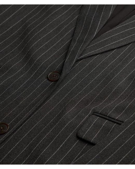 Superdry Gray & Co Pinstripe Boyfriend Blazer