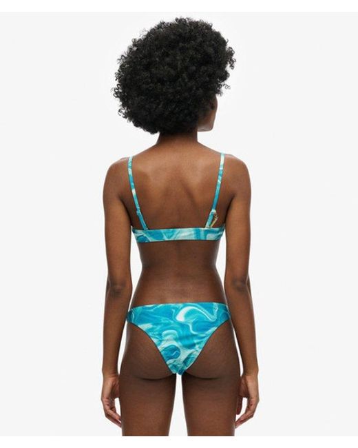 Superdry White & Co Printed Cheeky Bikini Bottoms