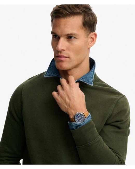 Superdry Green & Co Classic Essential Sweatshirt for men