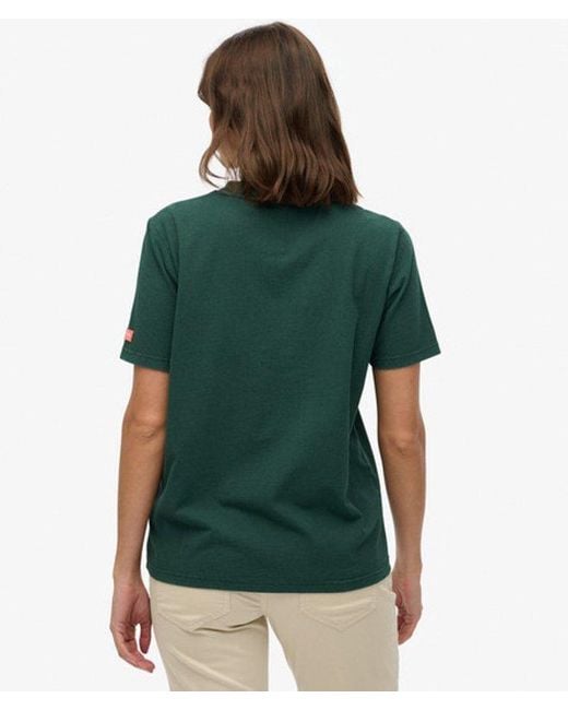 Superdry Green Tokyo Narrative Relaxed T-shirt