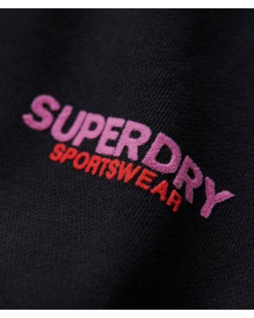 Superdry Pink & Co Sportswear Logo Racer Shorts