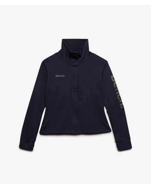 Superdry Bench Funnel Track Top in het Blue